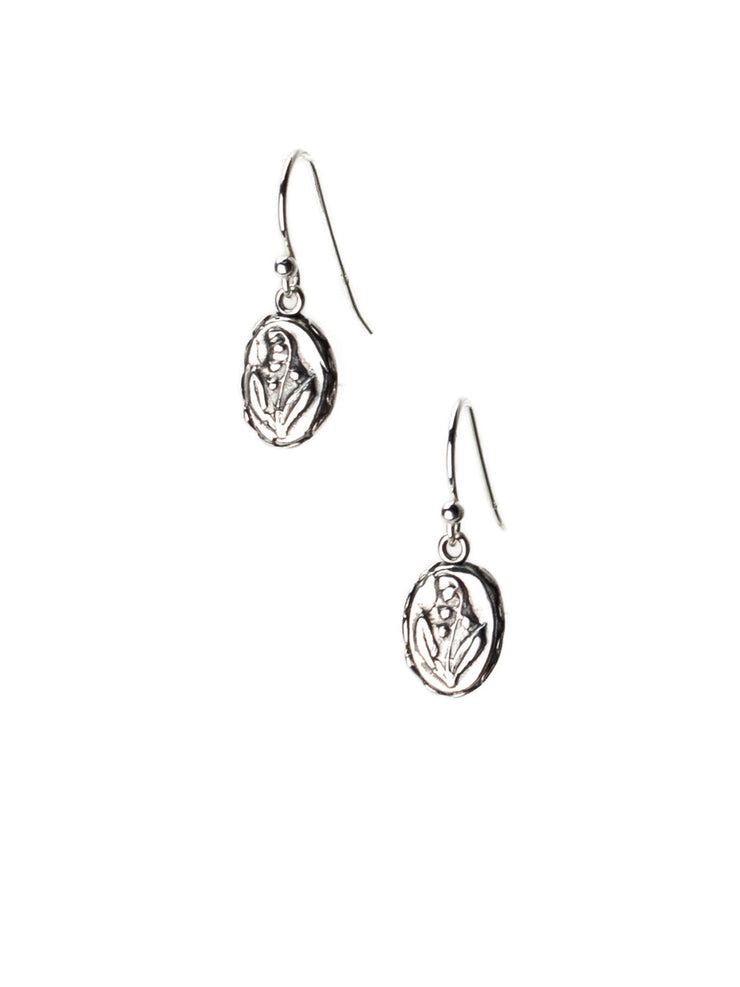Lily Of The Valley Silver Earrings