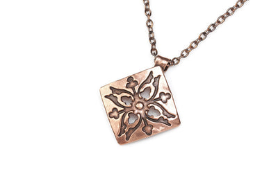 Acorns Copper Pendant