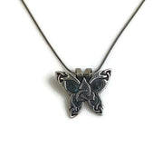 Celtic Butterfly Silver Pendant