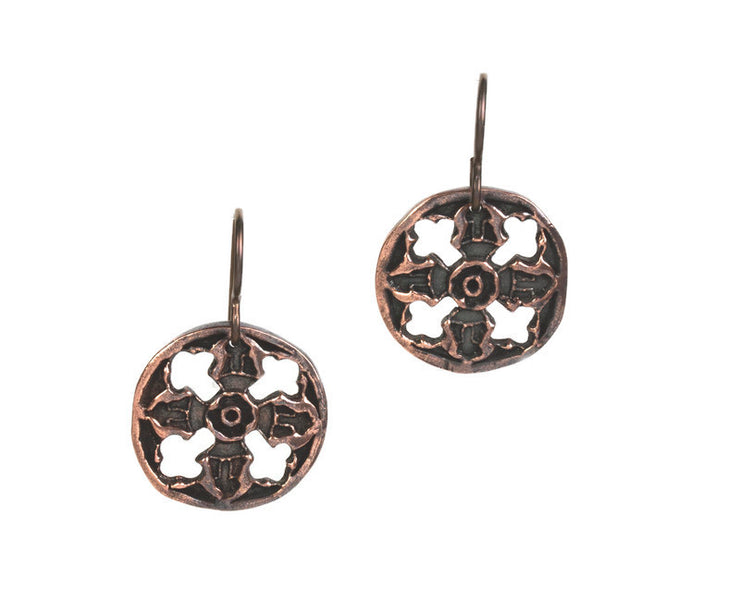 Circulation Copper Earrings