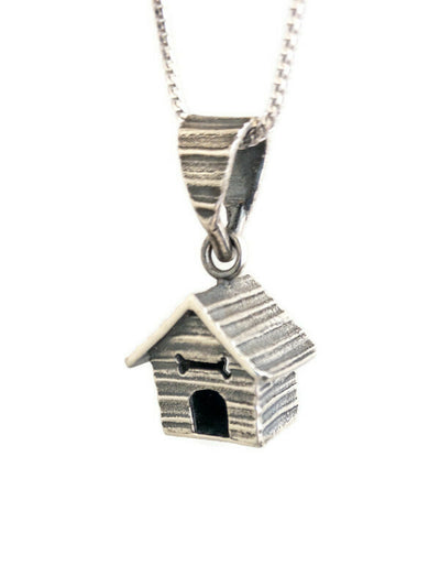Doghouse Silver Pendant