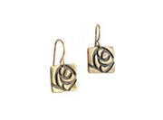 Glasgow Rose Bronze Earrings