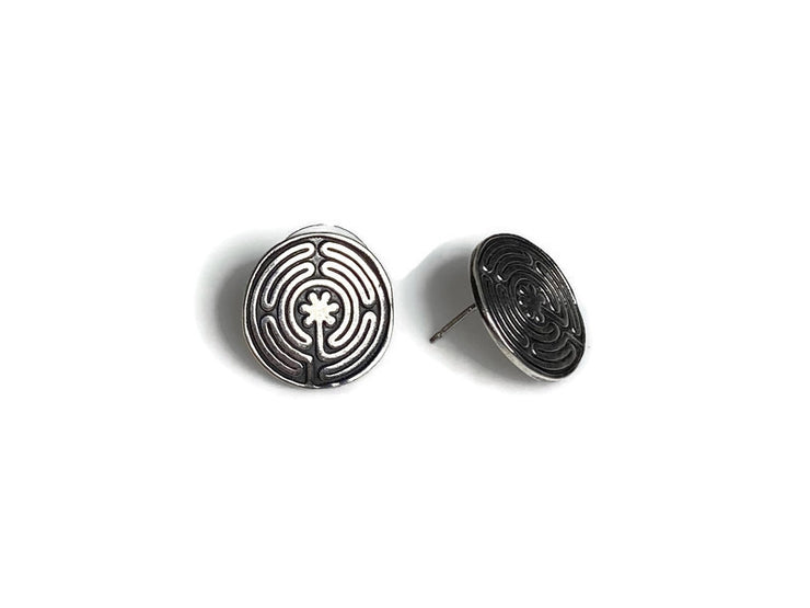 Labyrinth Earrings Posts