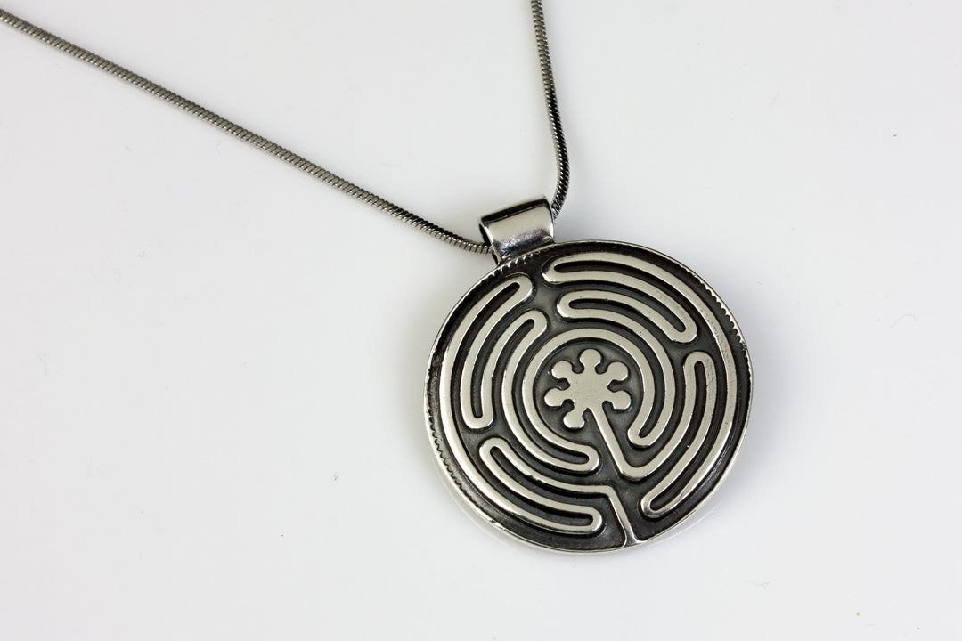 Silver Rose 「Labyrinth〜迷宮〜」 Labyrinth Silver Pendant – Amy Brandenburg Studio