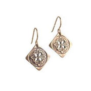 Medallion Earrings Bronze or Copper