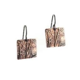 Middle Tree Copper Earrings