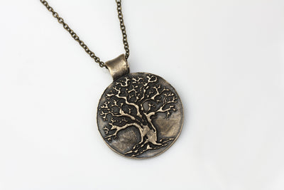 Tree of Life Pendant Medium Bronze