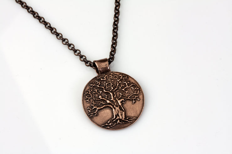 Tree of Life Pendant Medium Copper