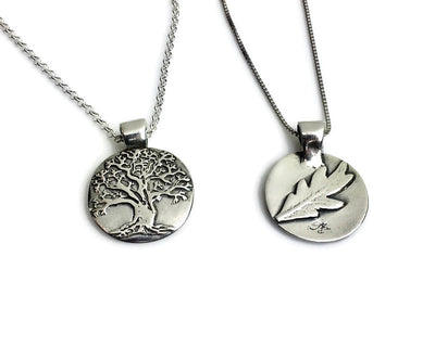 Tree of Life Pendant Medium Silver