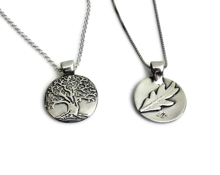 Tree of Life Pendant Medium Silver